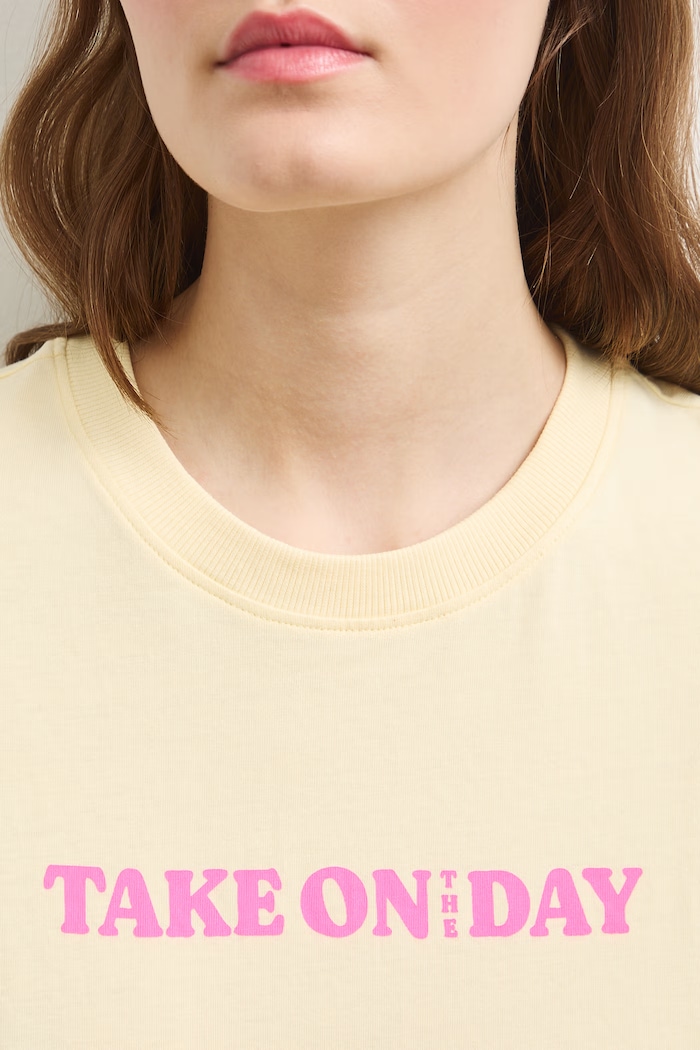 Medicine t-shirt γυναικείο βαμβακερό RS26-TSDA76 κίτρινο