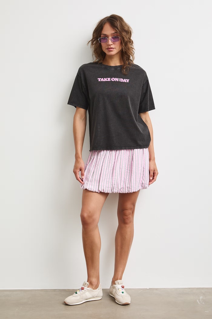 Medicine t-shirt γυναικείο βαμβακερό RS26-TSDA76 γκρί RS26