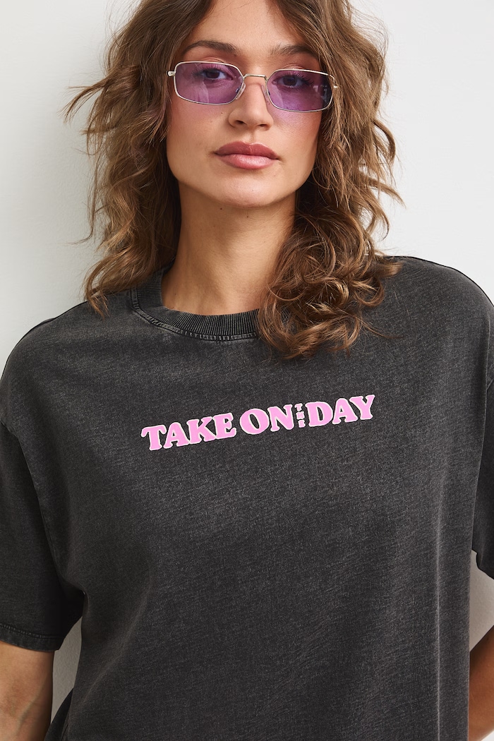 Medicine t-shirt γυναικείο βαμβακερό RS26-TSDA76 γκρί