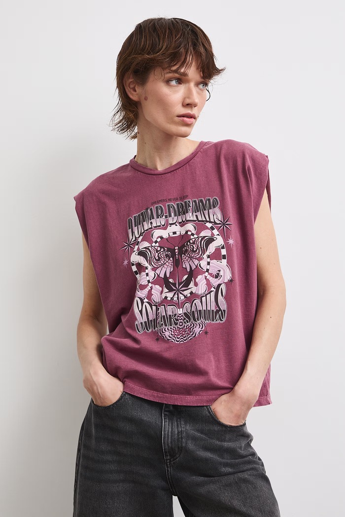 Medicine T-shirt oversize damski bawełniany różowy RS26-TSDC04