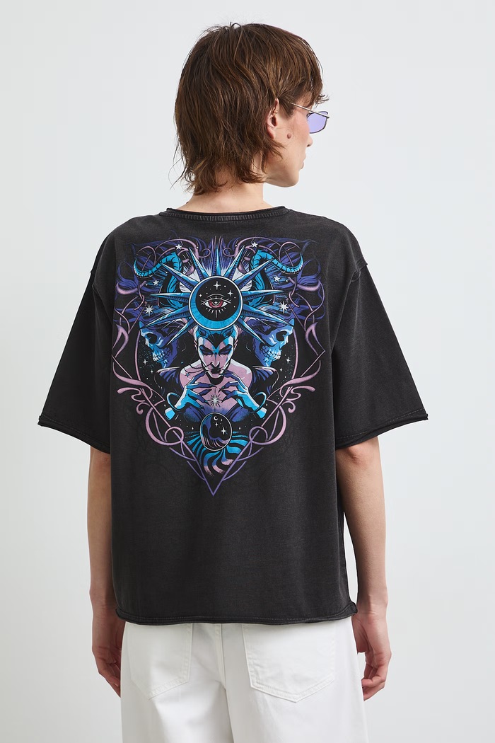 Odzież Medicine T-shirt oversize damski bawełniany RS26-TSDC07 szary