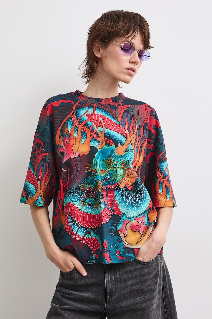 Medicine t-shirt γυναικείο βαμβακερό RS26-TSDC59 πολύχρωμο RS26