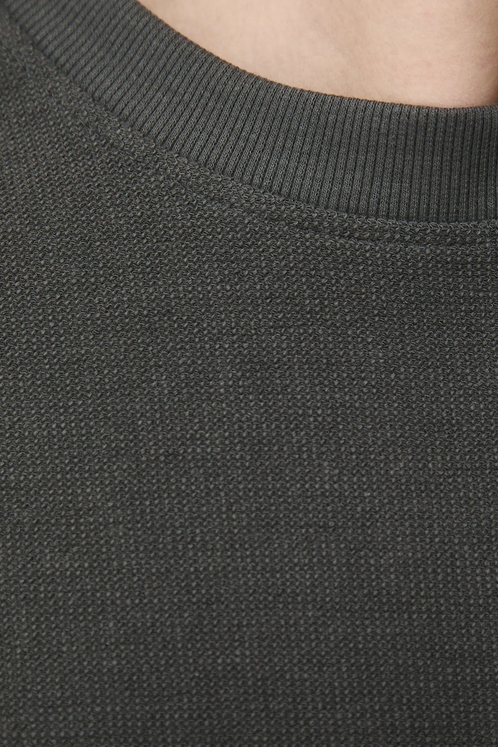 T-shirt męski z fakturą RS26-TSM031 zielony