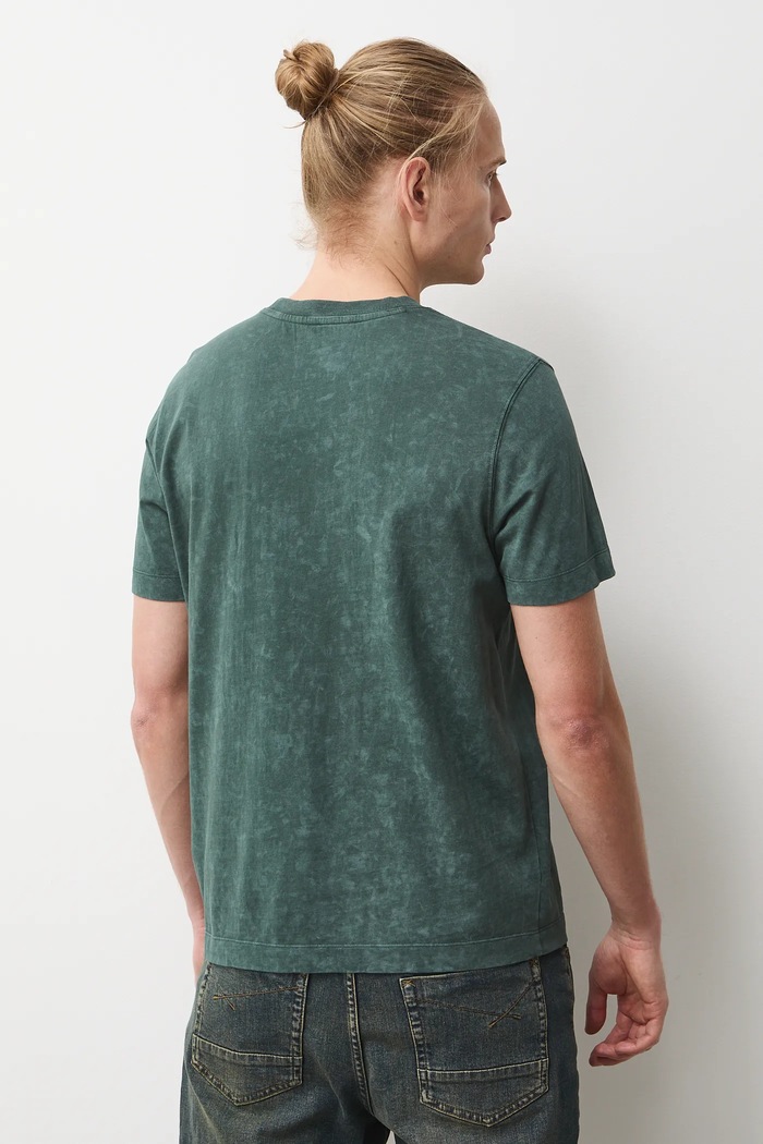 T-shirt bawełniany męski z kolekcji Eviva L'arte zielony RS26-TSM253