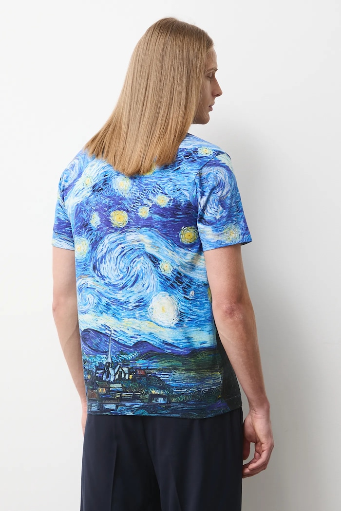 T-shirt męski z kolekcji Eviva L'arte multicolor RS26-TSM260