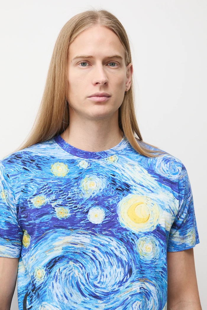 T-shirt męski z kolekcji Eviva L'arte RS26-TSM260 multicolor