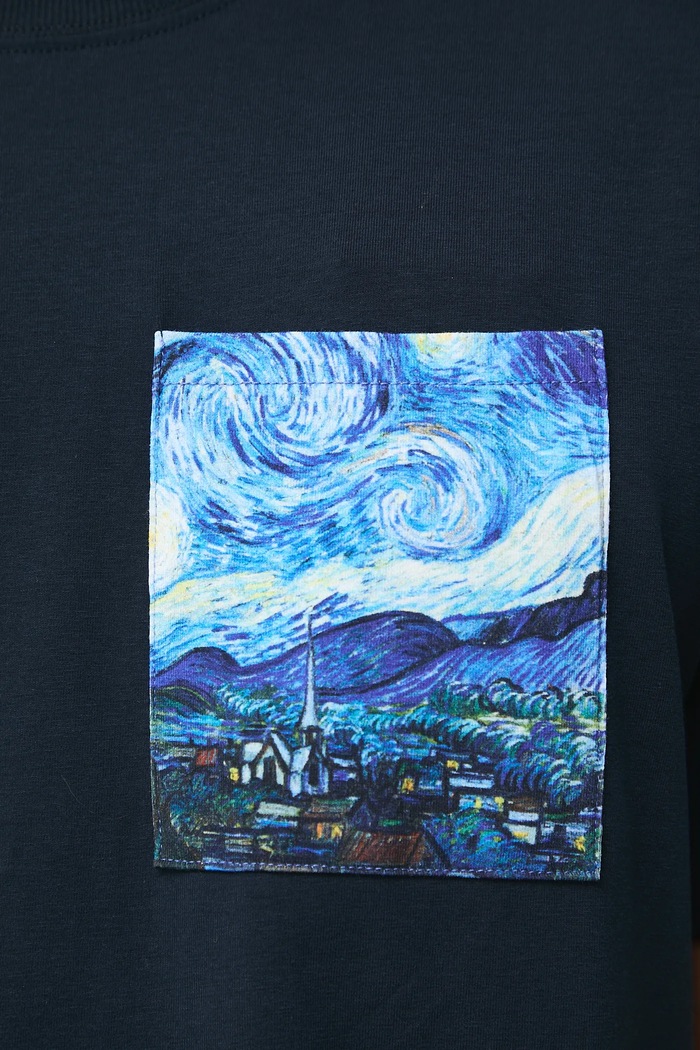 T-shirt bawełniany męski z elastanem z kolekcji Eviva L'arte RS26-TSM262