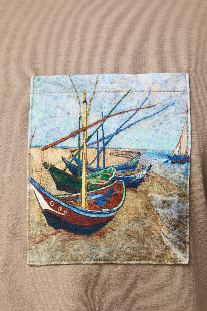 T-shirt bawełniany męski z elastanem z kolekcji Eviva L'arte RS26-TSM262