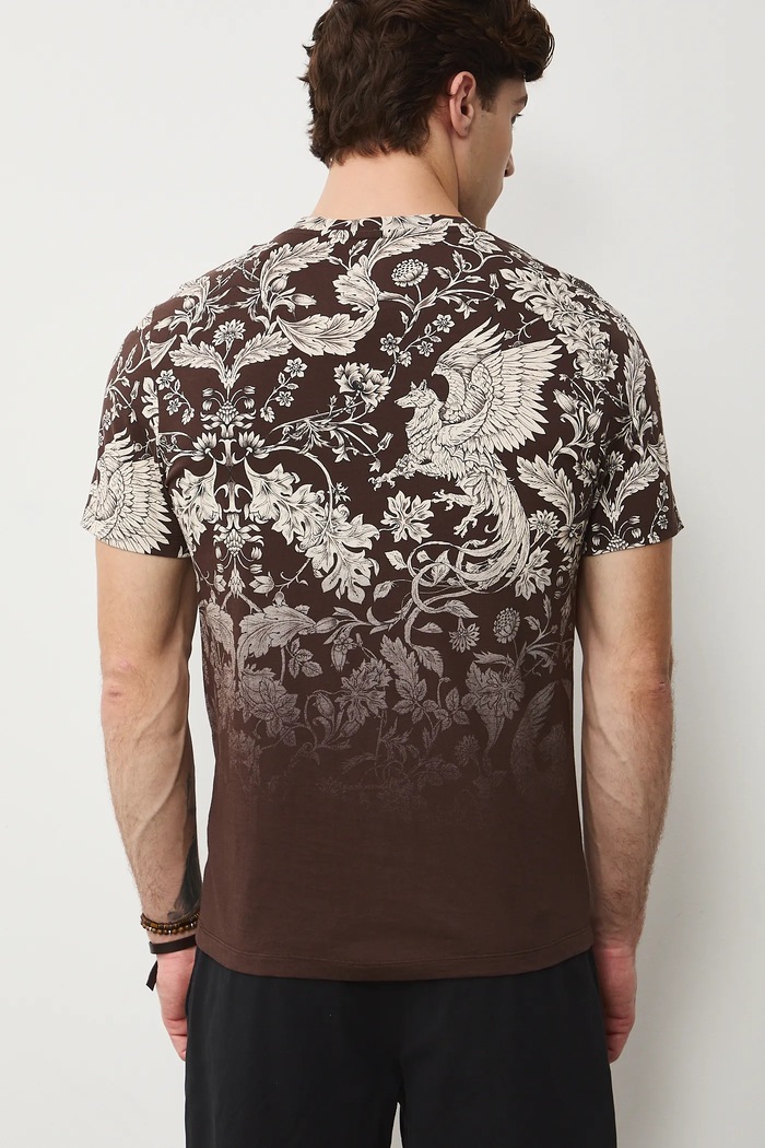 Odzież Medicine t-shirt bawełniany RS26-TSM307 brązowy