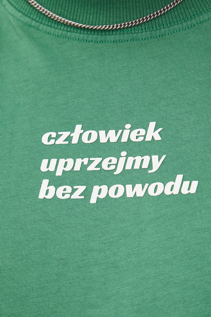 T-shirt męski bawełniany by Jagoda Pecela, Grafika Polska RS26-TSM452
