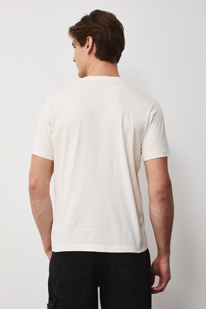 Odzież T-shirt męski bawełniany RS26-TSM510 beżowy