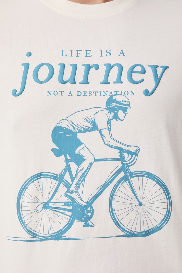 T-shirt męski bawełniany RS26-TSM510 beżowy