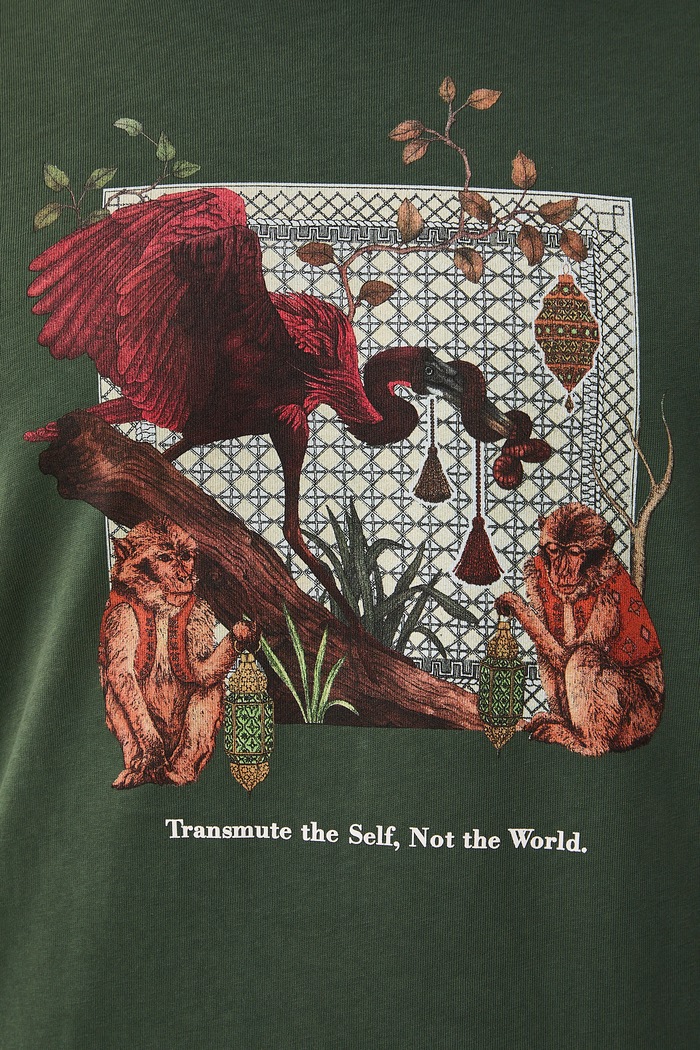 t-shirt męski bawełniany z kolekcji Ilona Tambor x Medicine RS26-TSM653