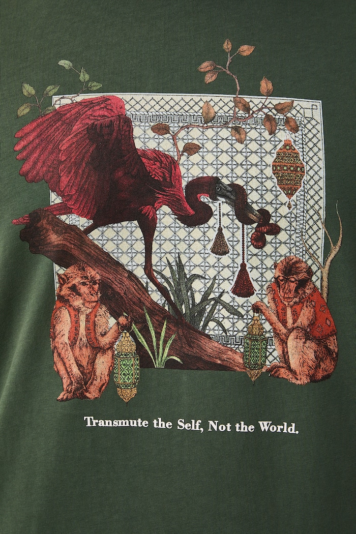 t-shirt męski bawełniany z kolekcji Ilona Tambor x Medicine RS26-TSM653