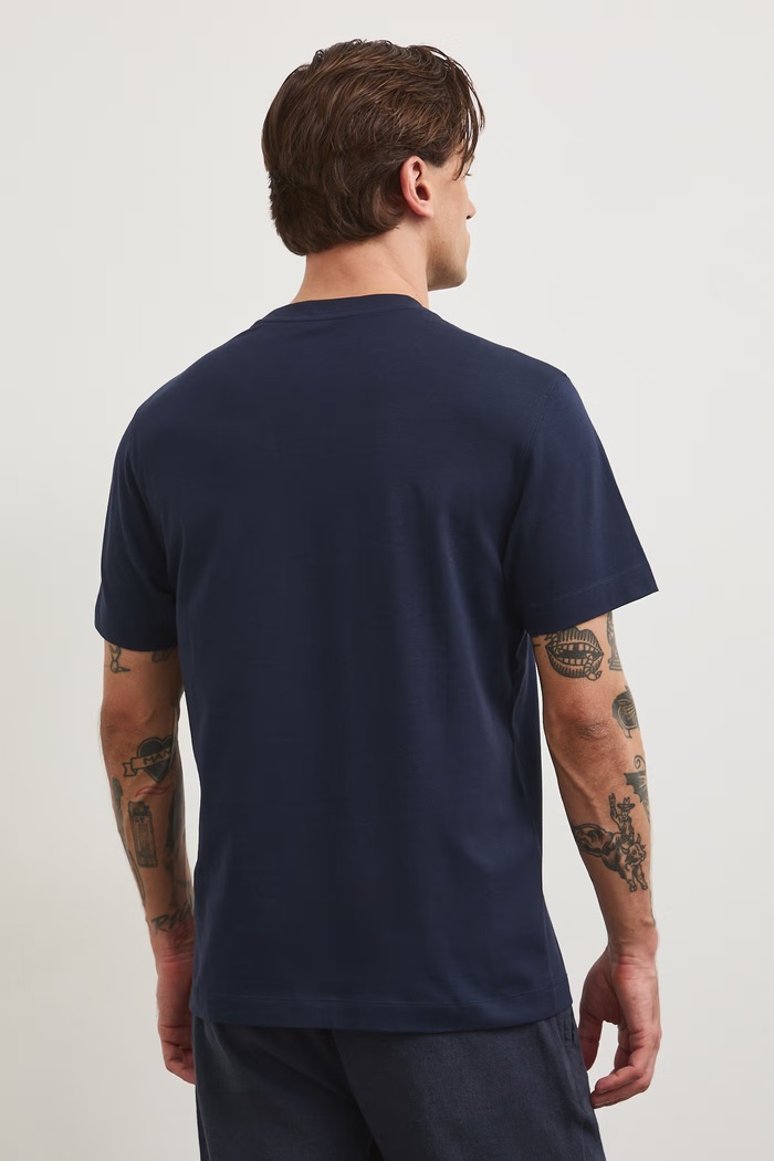 Ruházat Medicine t-shirt férfi pamut elasztánnal RS26-TSM704 sötétkék