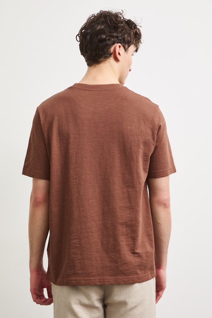 Ρούχα Medicine t-shirt ανδρικό βαμβακερό RS26-TSM906 καφέ
