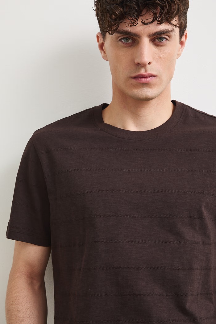Medicine t-shirt ανδρικό βαμβακερό καφέ RS26-TSMA03
