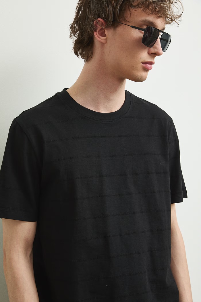 Medicine t-shirt ανδρικό βαμβακερό μαύρο RS26-TSMA03