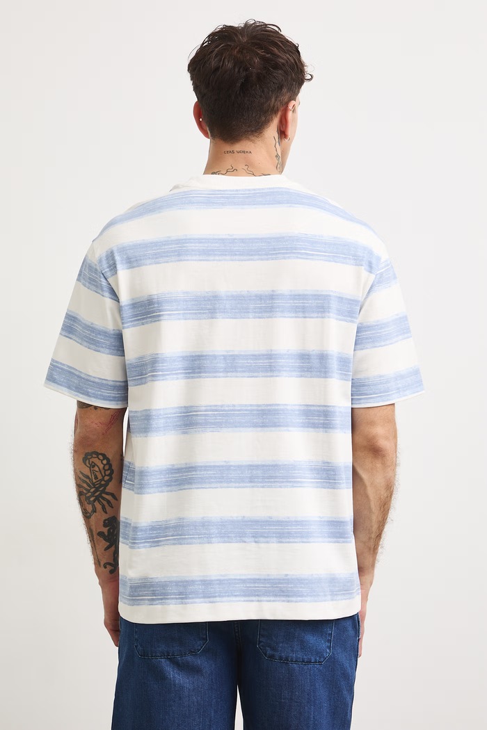 Ρούχα Medicine t-shirt ανδρικό βαμβακερό RS26-TSMA11 μπλε