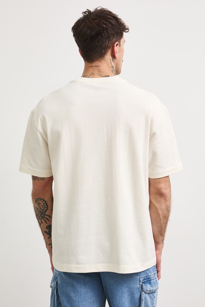 Odzież Medicine T-shirt męski z bawełną RS26-TSMA12 beżowy