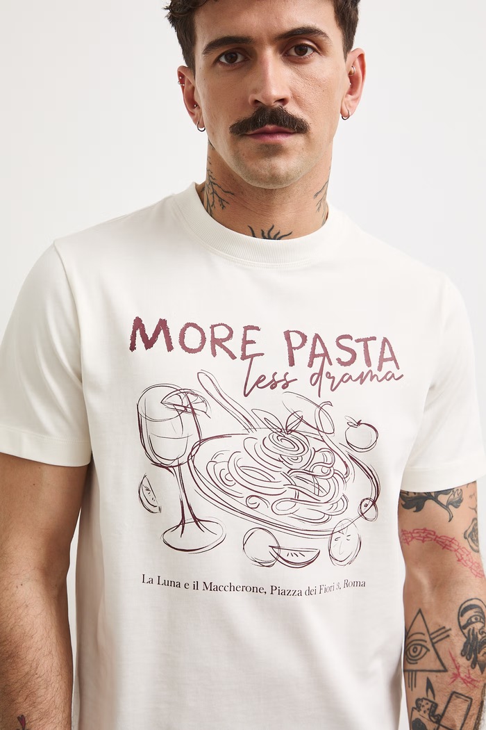 Medicine t-shirt ανδρικό βαμβακερό μπεζ RS26-TSMA16