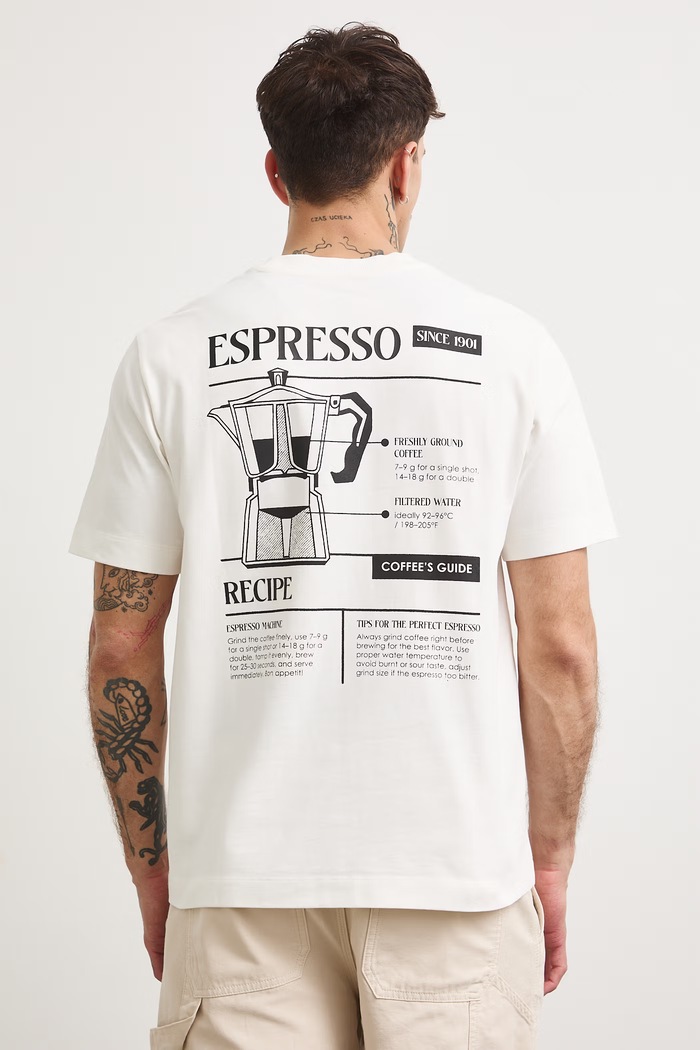 Ρούχα Medicine t-shirt ανδρικό βαμβακερό RS26-TSMA23 μπεζ