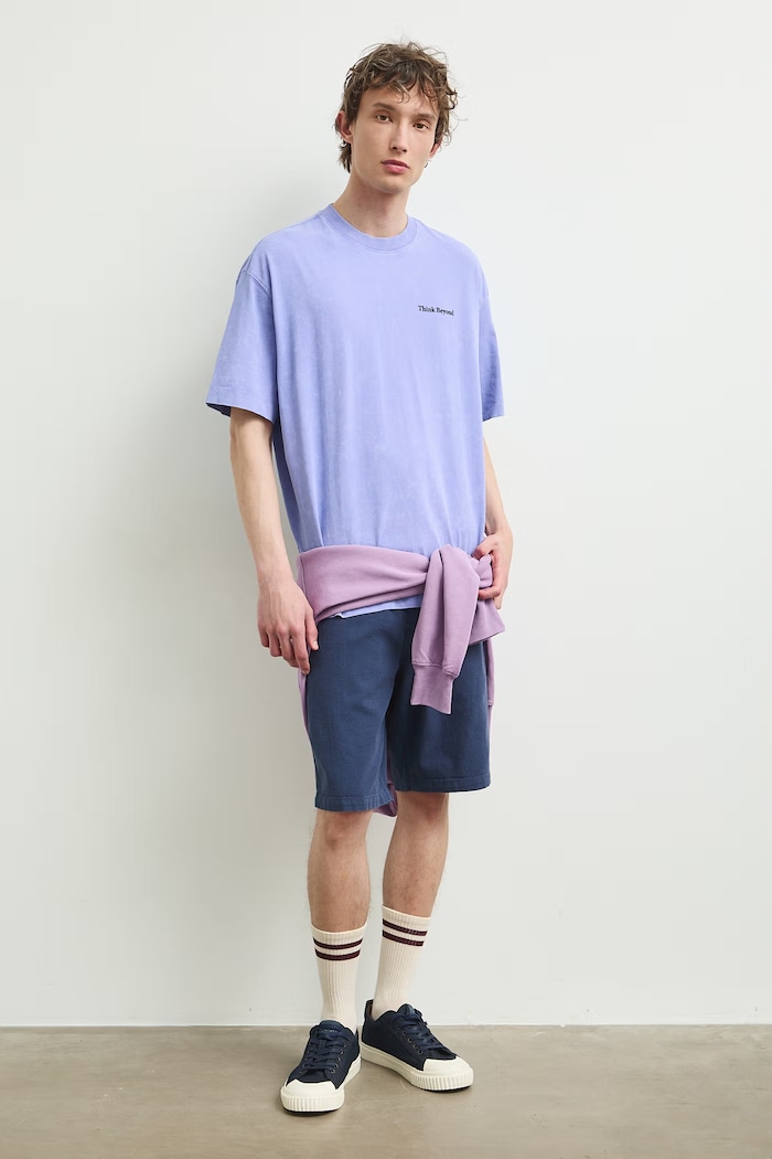 Medicine tričko pánské bavlněné RS26-TSMA53 fialová RS26