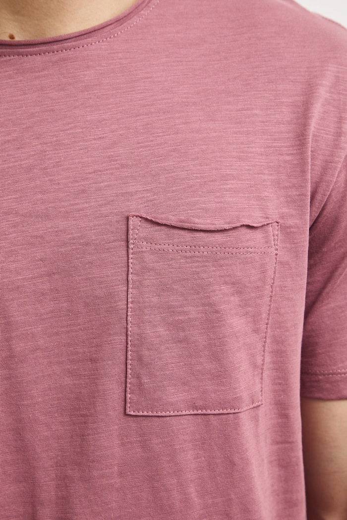 Tričko pánske bavlnené RS26-TSMB01 ružová