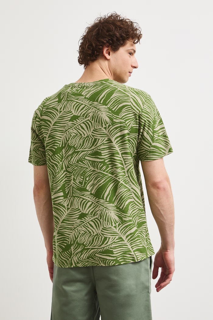 Odzież T-shirt męski bawełniany RS26-TSMB11 zielony