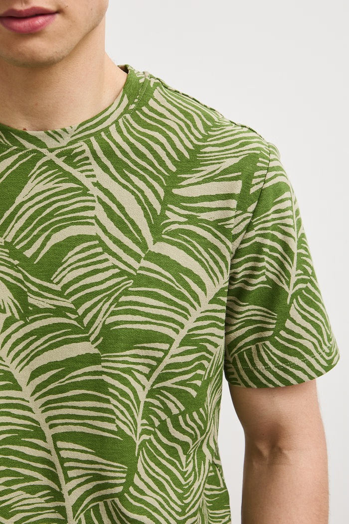 T-shirt męski bawełniany RS26-TSMB11 zielony