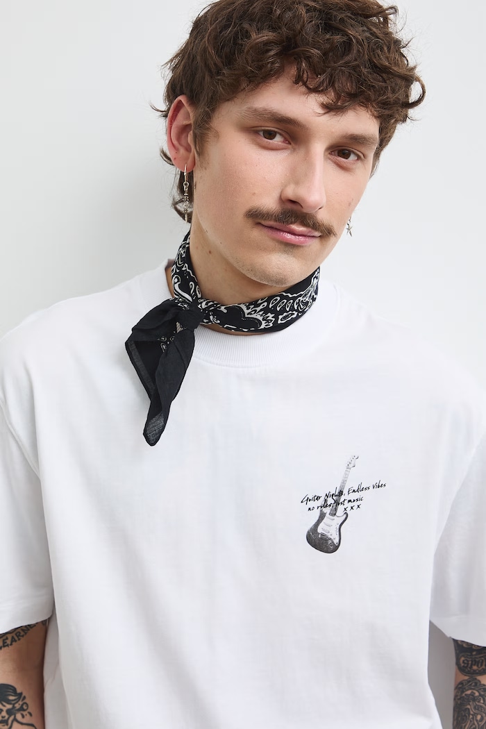Medicine T-shirt męski bawełniany biały RS26-TSMC13