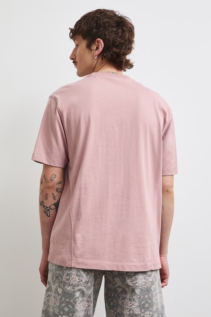 Odzież Medicine T-shirt męski bawełniany RS26-TSMC13 różowy