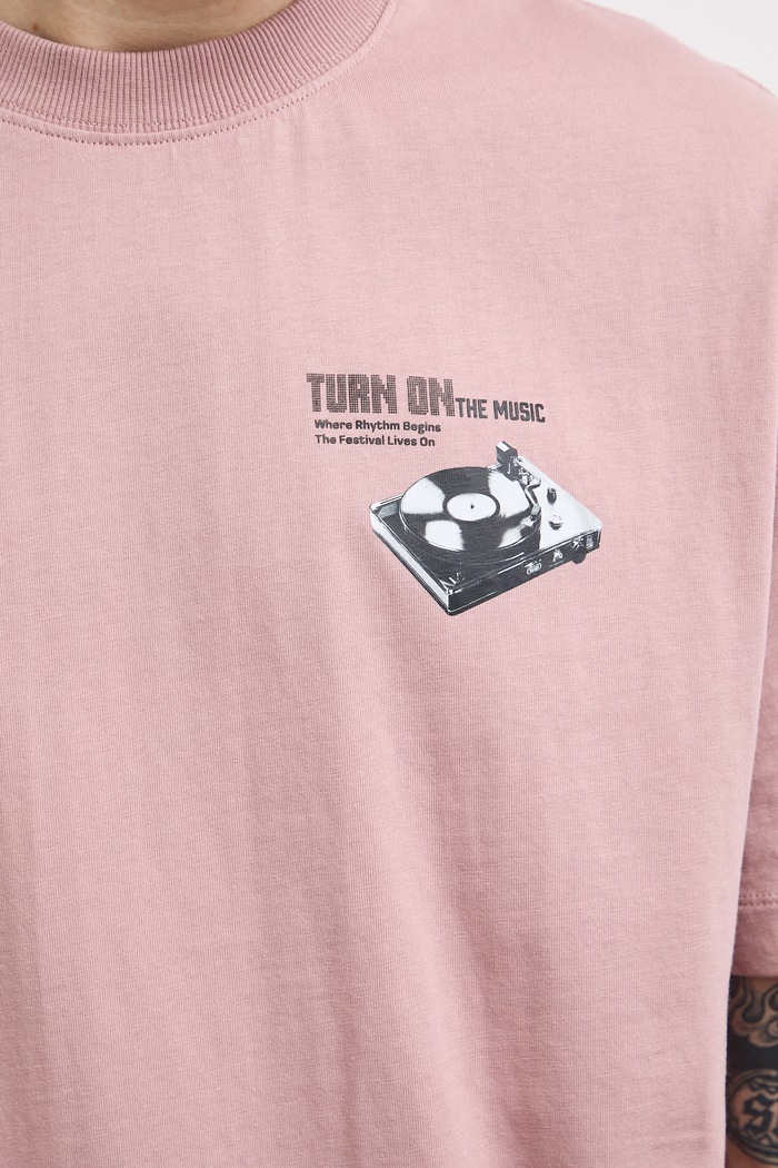 Medicine T-shirt męski bawełniany RS26-TSMC13 różowy