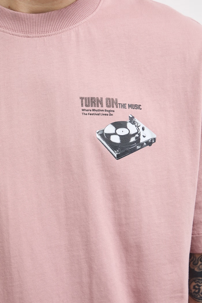 Medicine T-shirt męski bawełniany RS26-TSMC13 różowy