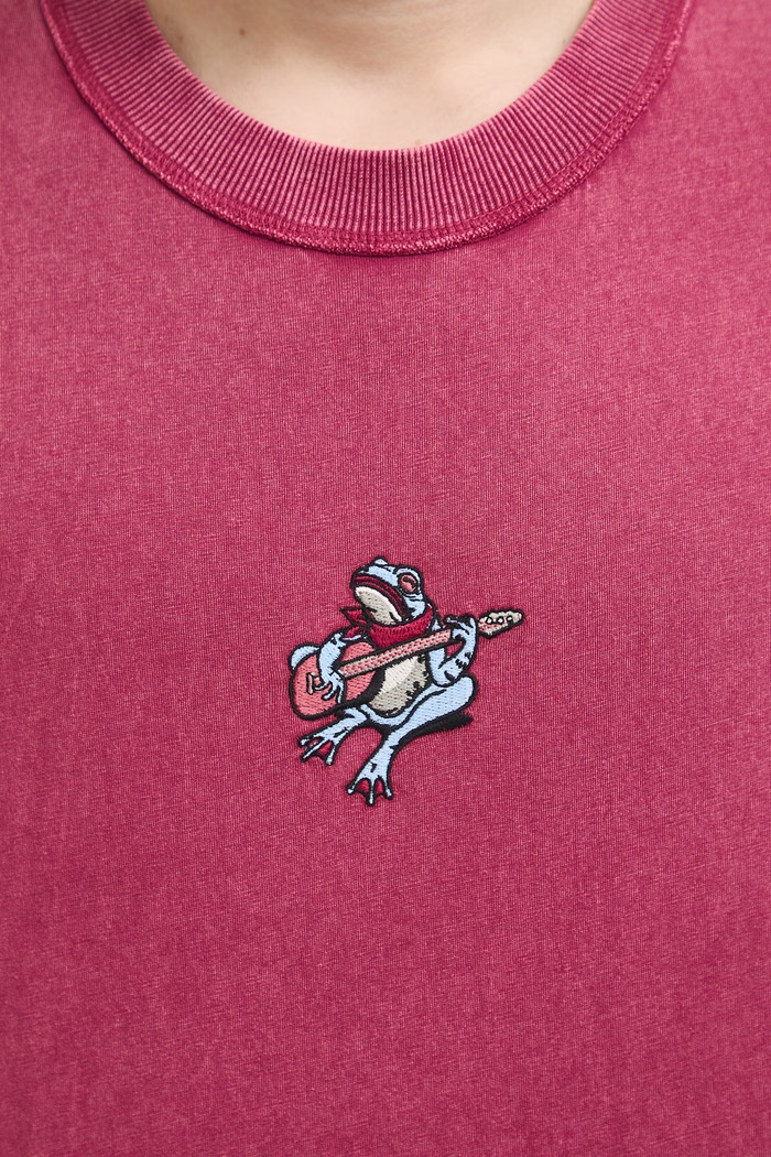 Medicine T-shirt męski bawełniany RS26-TSMC15 bordowy
