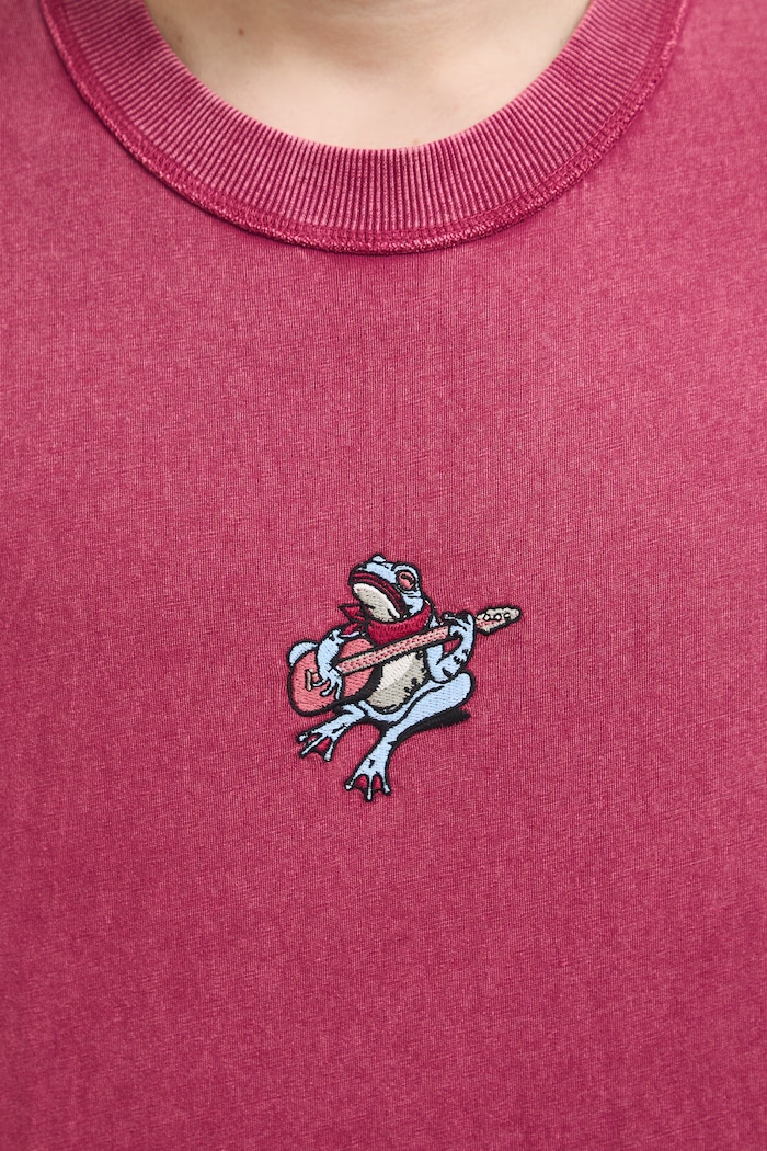 Medicine T-shirt męski bawełniany RS26-TSMC15 bordowy