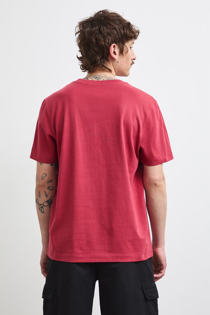 Odzież Medicine T-shirt męski bawełniany RS26-TSMC21 bordowy