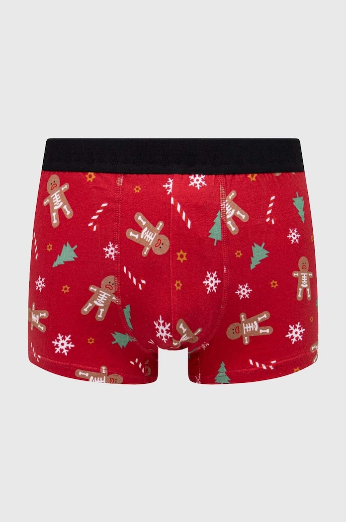 Odzież Bokserki bawełniane męskie świąteczne (2-pack) kolor multicolor RW23-BIMA03 multicolor