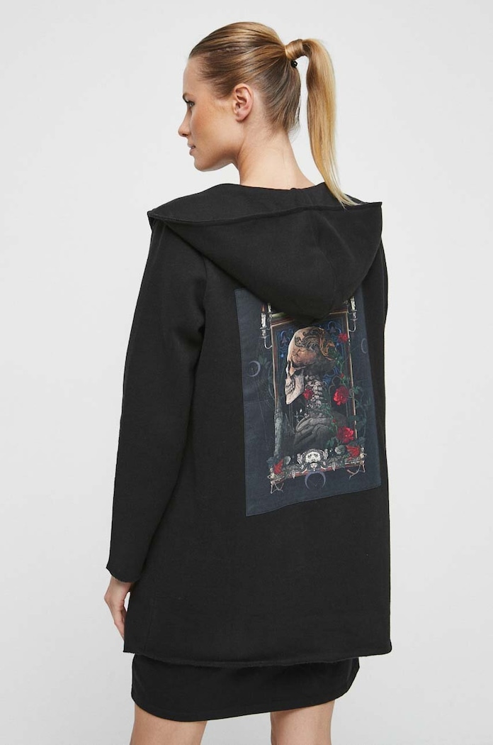Bluza damska z kolekcji Zamkowe Legendy kolor czarny czarny RW23.BLD150