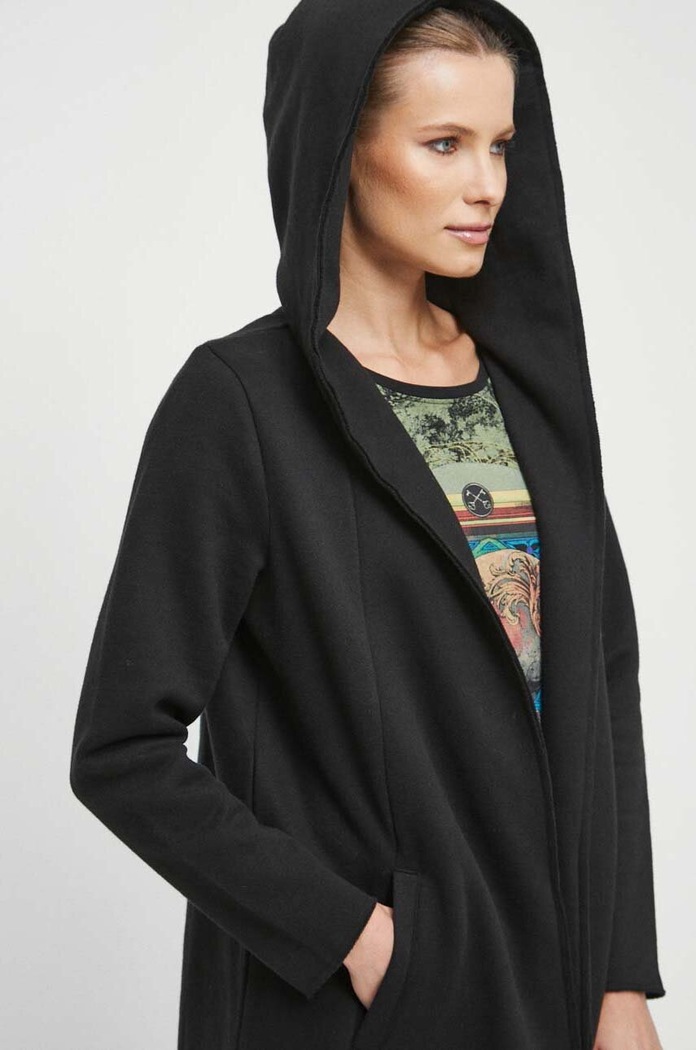 Bluza damska z kolekcji Zamkowe Legendy kolor czarny RW23.BLD150 czarny