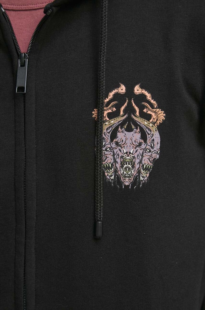 Bluza męska z nadrukiem kolor czarny RW23.BLM402 czarny