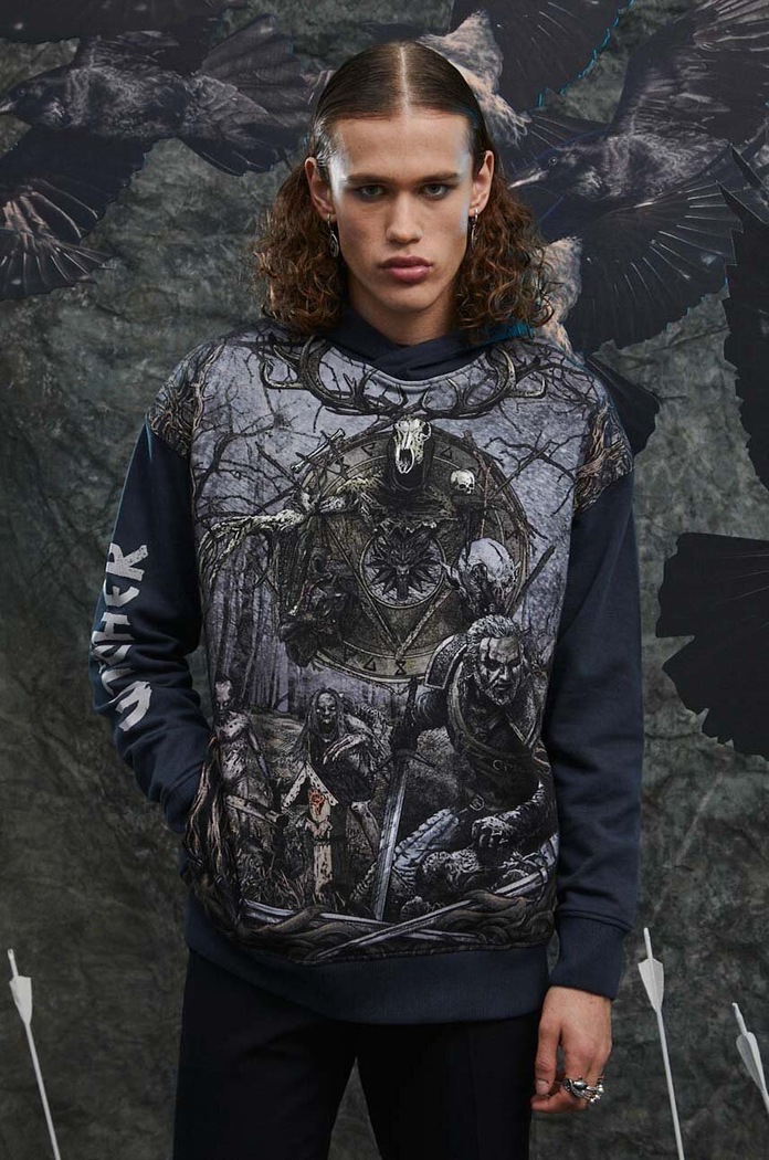 Bluza męska z kolekcji The Witcher x Medicine kolor niebieski RW23.BLM952 niebieski RW23