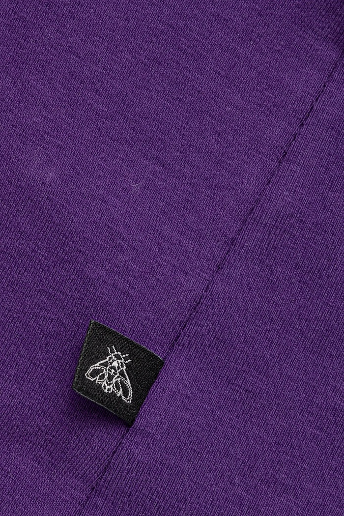 Czapka bawełniana damska beanie z elastanem kolor fioletowy RW23.CAD030 fioletowy RW23