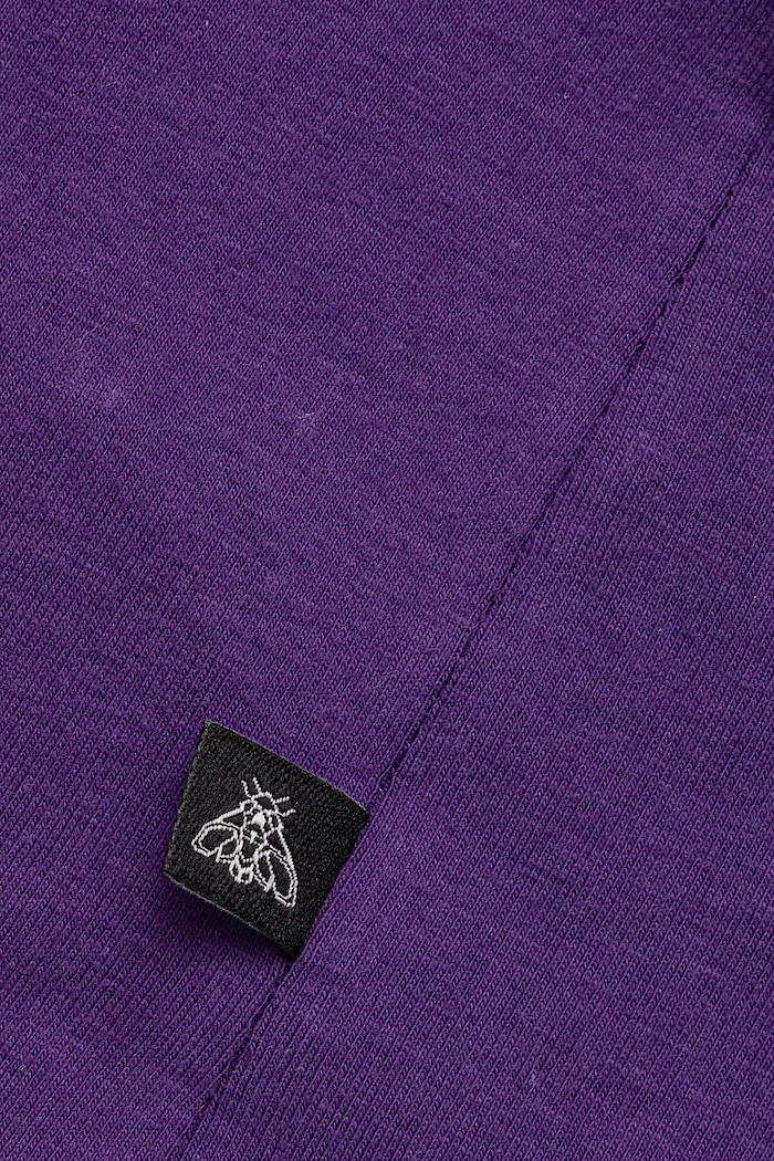 Czapka bawełniana damska beanie z elastanem kolor fioletowy RW23.CAD030 fioletowy RW23