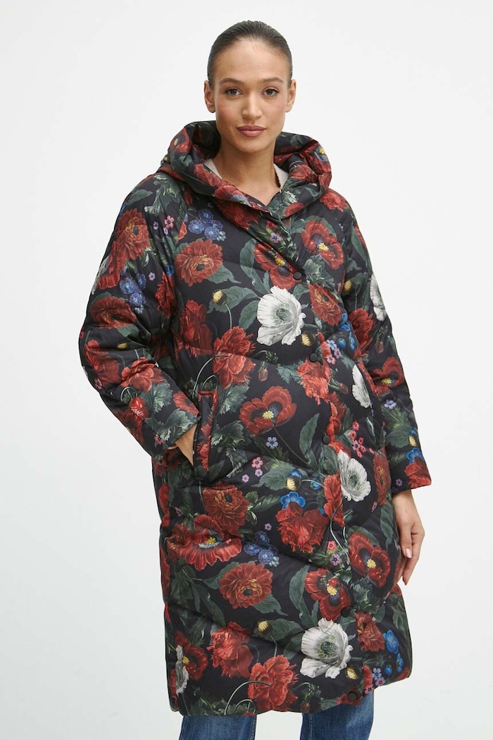 Płaszcz puchowy damski Radzka x Medicine kolor multicolor RW23.KPD850 multicolor RW23