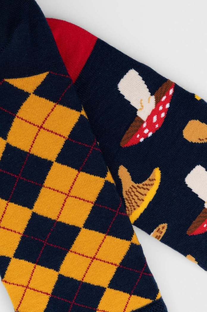 Bavlnené ponožky pánske s hríbikmi (2-pack) viac farieb RW23.LGM601 viacfarebná RW23
