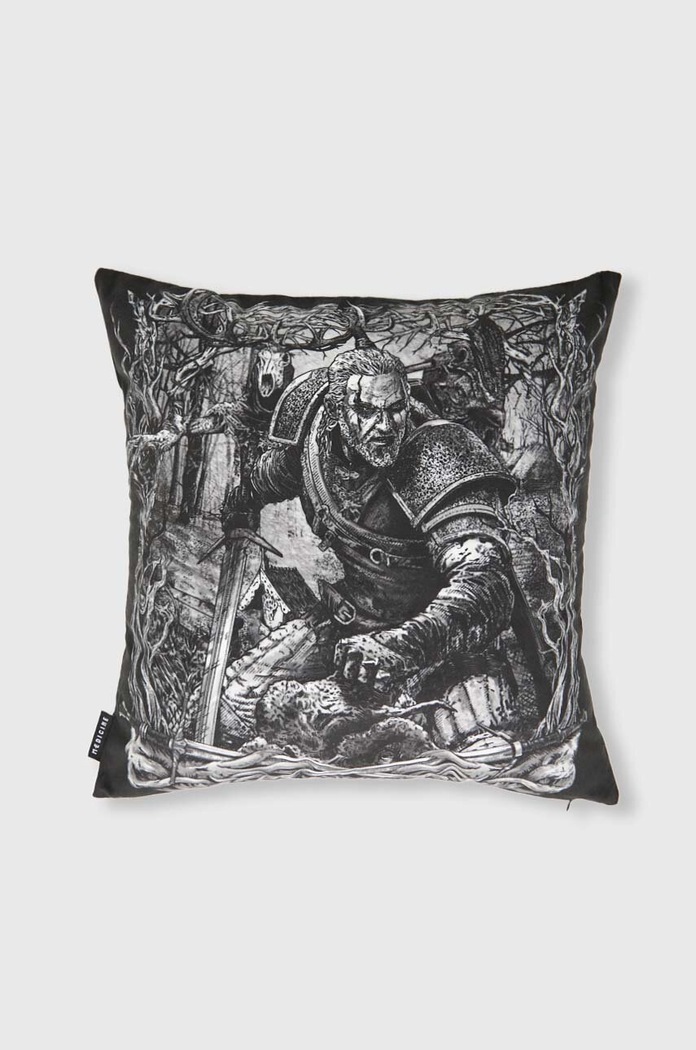 Poszewka dekoracyjna na poduszkę 45 x 45 cm z kolekcji The Witcher x Medicine (1-pack) kolor czarny czarny RW23.PSU951