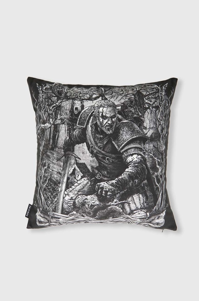 Poszewka dekoracyjna na poduszkę 45 x 45 cm z kolekcji The Witcher x Medicine (1-pack) kolor czarny czarny RW23.PSU951
