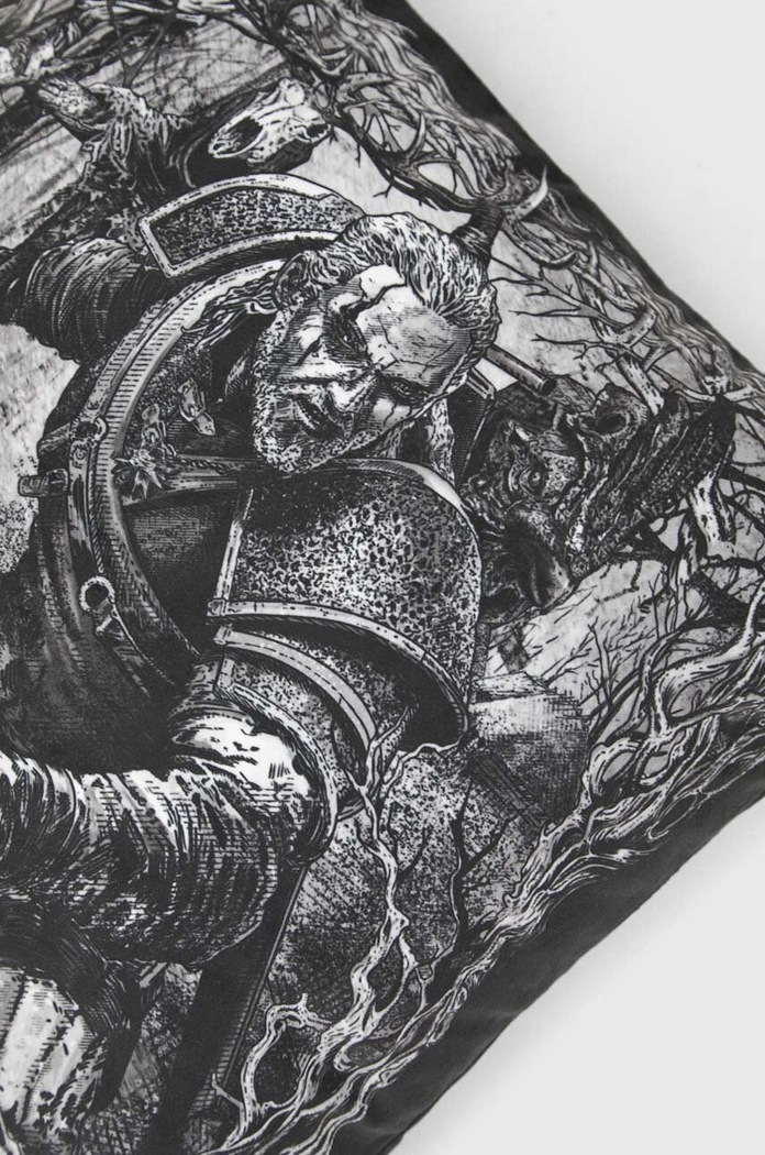 Poszewka dekoracyjna na poduszkę 45 x 45 cm z kolekcji The Witcher x Medicine (1-pack) kolor czarny RW23.PSU951 czarny RW23