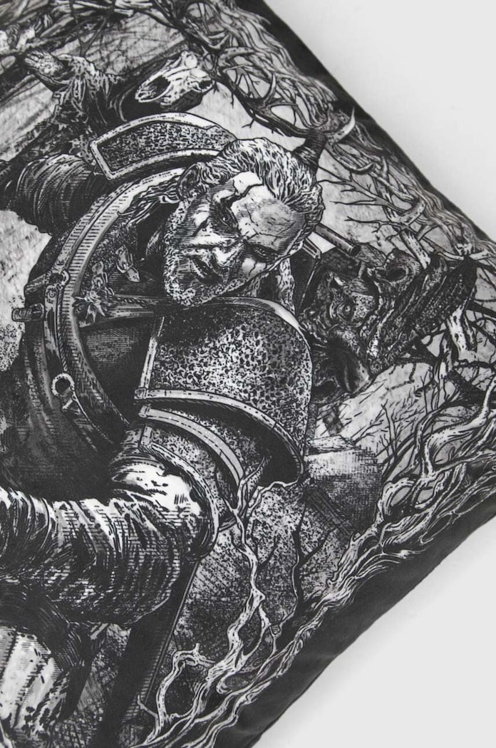 Poszewka dekoracyjna na poduszkę 45 x 45 cm z kolekcji The Witcher x Medicine (1-pack) kolor czarny RW23.PSU951 czarny RW23